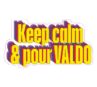 Keep Calm Sparkling Wine Sticker by Valdo Spumanti