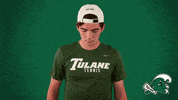 College Tennis Wave GIF by GreenWave