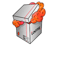 Lootie lootie lootiecom lootie mysterybox lootie logo Sticker