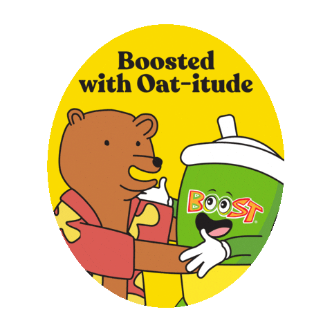 Oat Milk Smoothie Sticker by Boost Juice Bars Malaysia