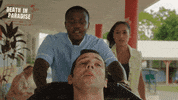 deathinparadiseofficial sick hospital ill trolley GIF