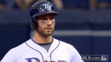 Tampa Bay Rays Sighs GIF by MLB