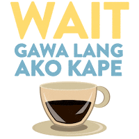 Coffee Wait Sticker by Itch Creatives
