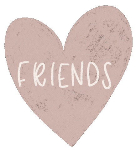 Heart Friends Sticker