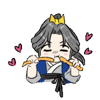 Eating Sticker