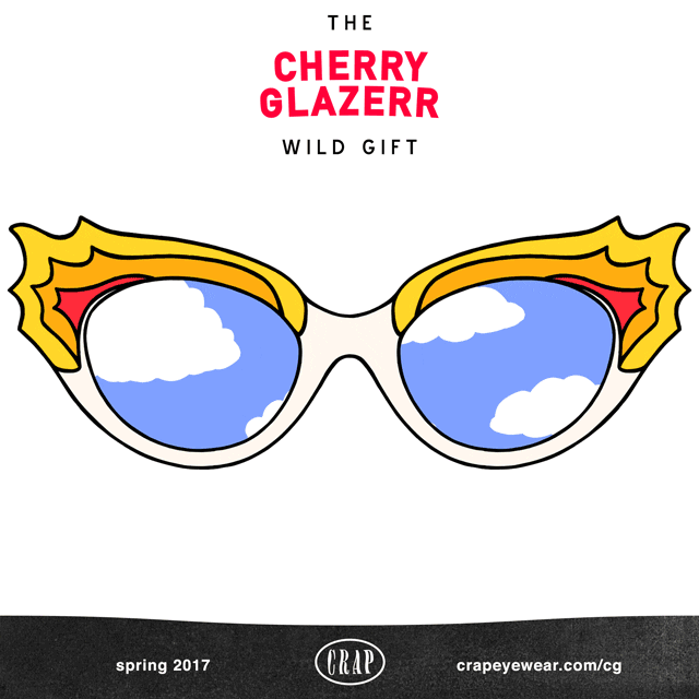 cherry glazerr illustration GIF by CRAP Eyewear