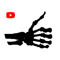 Smash That Like Black Widow Sticker by YouTube