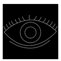 ink_valley psychedelic black eye mouth GIF