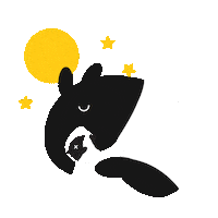 Good Night Sticker by THE FOG THICKENS