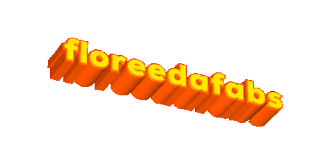 floreedafabs acrylic floreedafabs floreeda Sticker