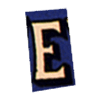 Vintage Letter Sticker