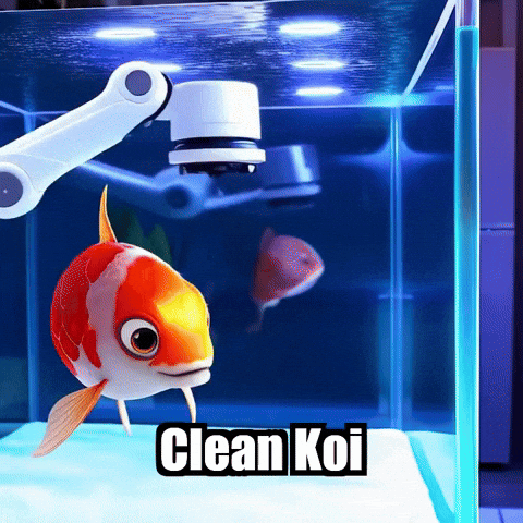 Koi Fish Technology GIF by TheConfishius