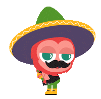 Chido_restaurante mexicano chido restaurante chido monochido Sticker