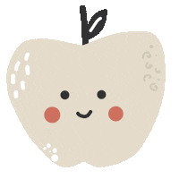 Vegan Apple Sticker
