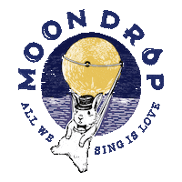moondrop-official love music live flag Sticker