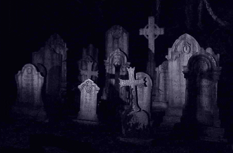 ghost cemetery GIF