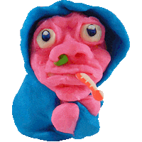 Sad Winter Sticker by kind kine