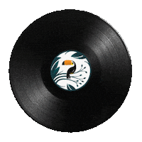 Record Label Bird Sticker by Aviary Bridge Records
