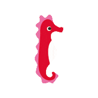 Seahorse Sticker by Toby tiger