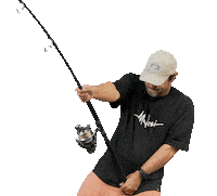 malosilures fish fighting fishing reel Sticker