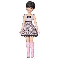 Girl Sticker
