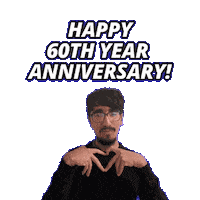 60Th Anniversary Sticker