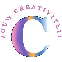 Logo Typography Sticker by Gestrikt door Claudia