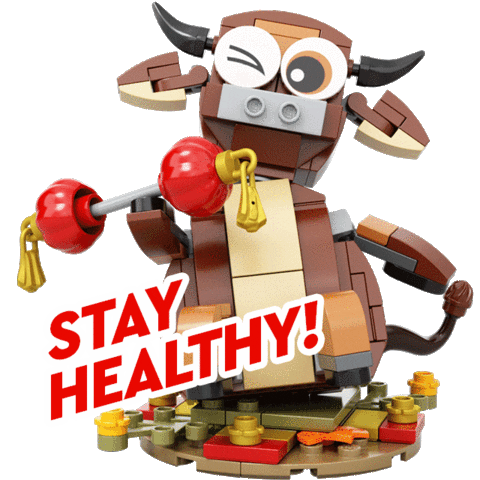 Gongxi Sticker by LEGO