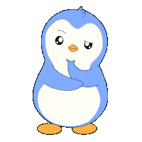 Penguin Think Sticker by Pudgy Penguins