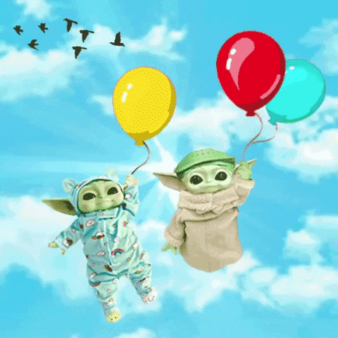 Flying Star Wars GIF