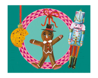 Gingerbread Man Christmas GIF by Fortnum & Mason