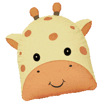 Baby Giraffe Sticker by Grão de Gente