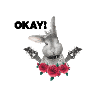 Rabbit Ok Sticker by Matter Makers