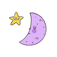 Good Night Star Sticker by Raf Sinopoli