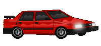 Car Driving Sticker