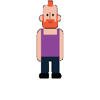Modern Man Sticker by CARE | Circular Households
