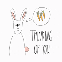 Miss You Rabbit GIF by yvoscholz