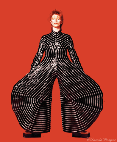 David Bowie Pamela Chougne GIF