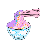 Food Rainbow Sticker by Ivo Adventures