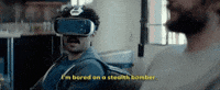 video game im bored on a stealth bomber GIF by The Orchard Films