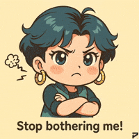 Buzz Off Leave Me Alone GIF by Persona
