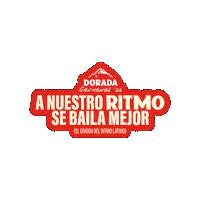Carnaval Sticker by Cerveza Dorada
