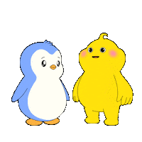 High Five We Did It Sticker by Pudgy Penguins