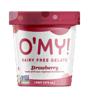 Ice Cream Grab A Spoon Sticker by O'MY Dairy Free Gelato