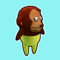 Not Funny Monkey GIF