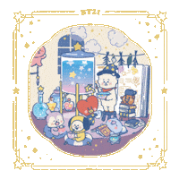 Magic Healing Sticker by BT21