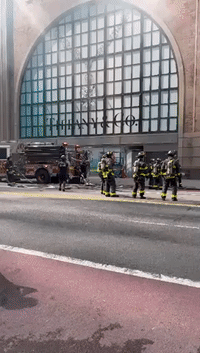 FDNY Puts Out Fire at Tiffany's Flagship Store in New York City