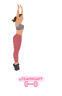 Home Workout Sticker by Team Nia PT