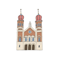 Jewish Plzen Sticker