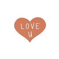 I Love You Heart Sticker